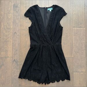 Aina Be Black Lace Romper